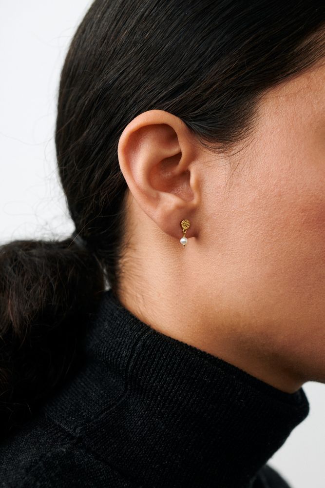 Pernille Corydon Ocean Nature Stud Earrings Gold