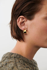 Pernille Corydon Medium Reflection Hoops Gold
