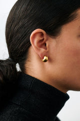 Pernille Corydon Small Echo Hoop Earrings Gold