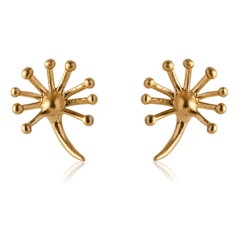 Pernille Corydon Dandelion Studs Gold