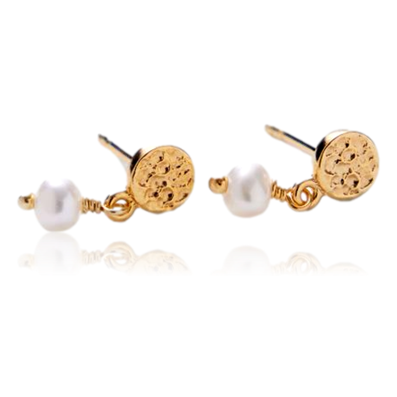 Pernille Corydon Ocean Nature Stud Earrings Gold