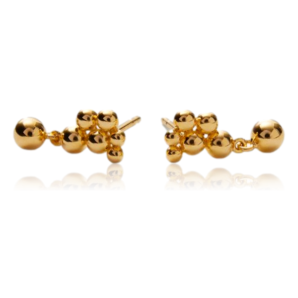 Pernille Corydon Pebble Stud Earrings Gold