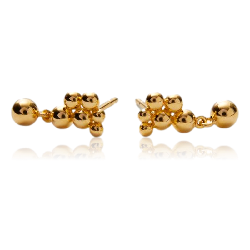 Pernille Corydon Pebble Stud Earrings Gold