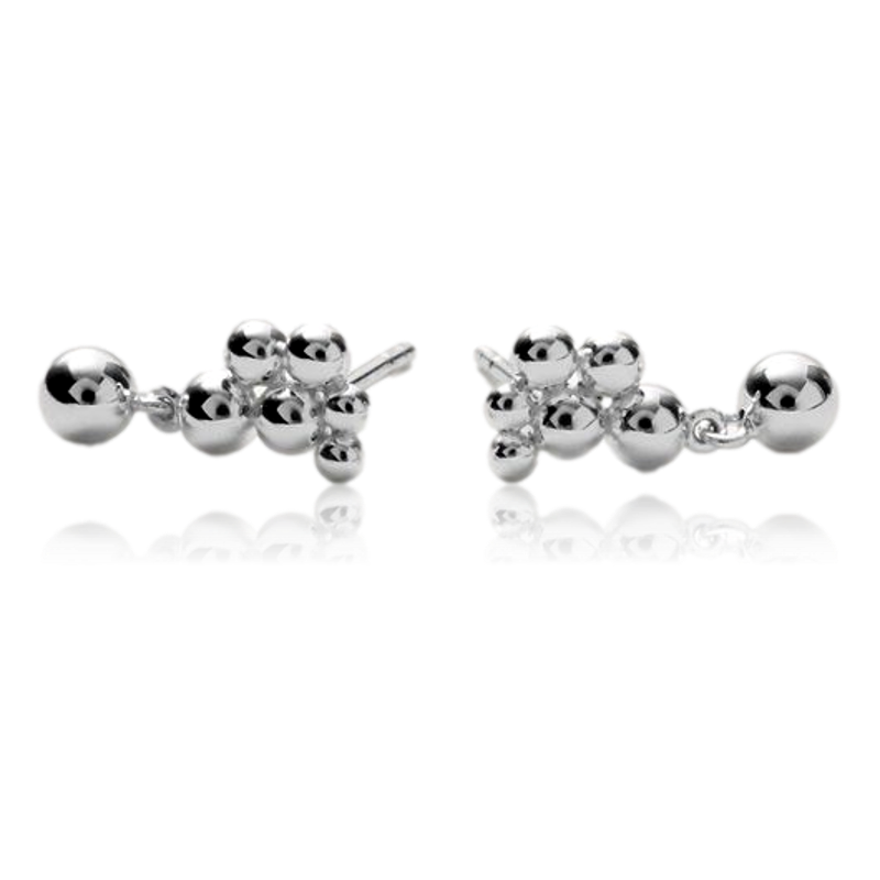 Pernille Corydon Pebble Stud Earrings Silver