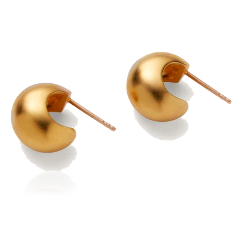 Pernille Corydon Small Echo Hoop Earrings Gold