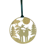 Pluto Hanging Decoration Moose In Love Gold