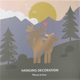 Pluto Hanging Decoration Moose In Love Gold