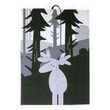 Pluto Tea Towel Moose