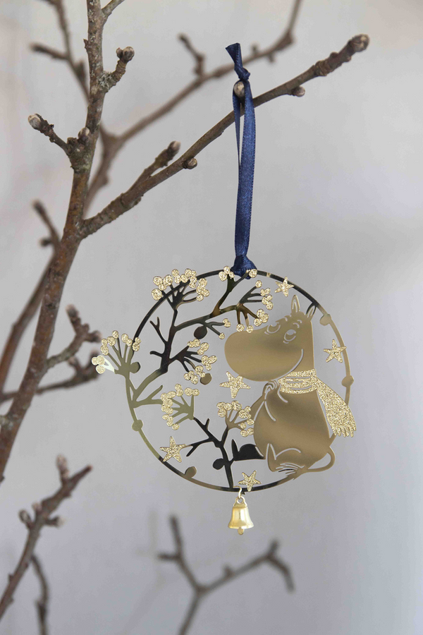 Pluto Hanging Decoration Moomin First Snow Gold
