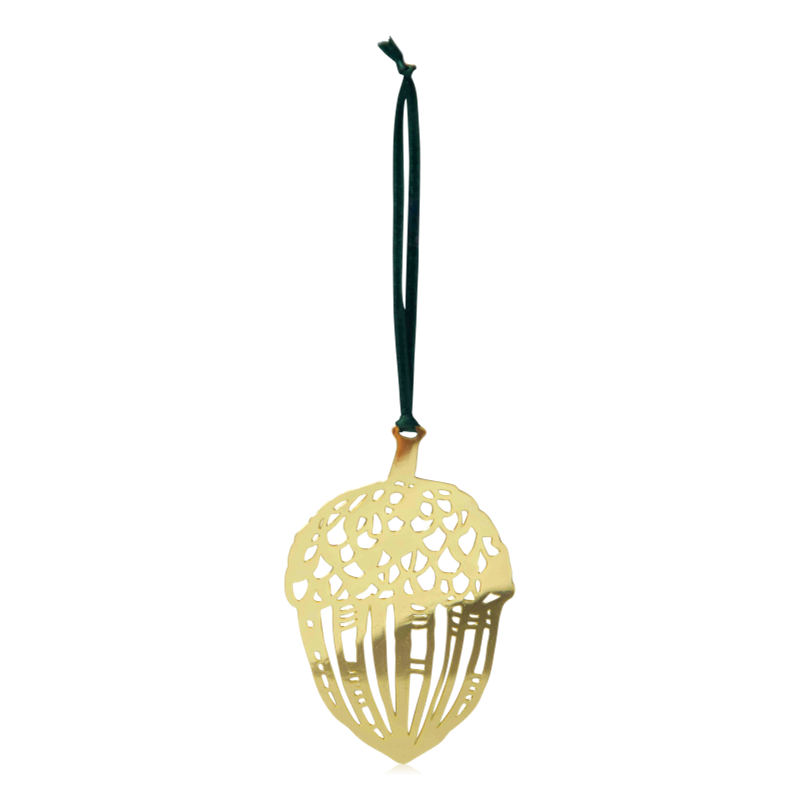 Pluto Hanging Acorn Decoration Gold