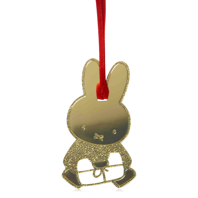 Pluto Hanging Decoration Miffy Christmas Gold