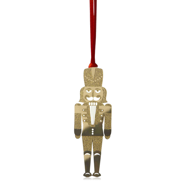 Pluto Hanging Nutcracker Decoration Gold