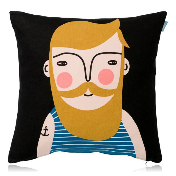 Spira of Sweden Face Cushion Cover Frank