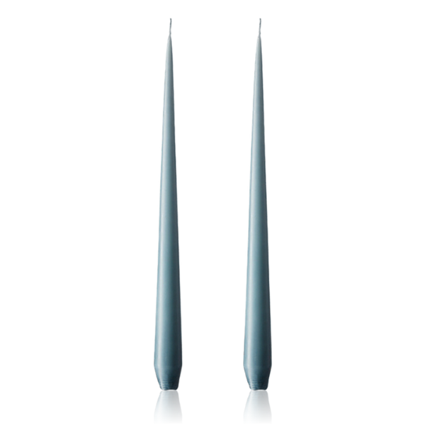 Ester & Erik Taper Candle 32cm Steel Blue Set of 2