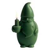 Uyuni Santa Claus LED Candle 10 x 17 cm Olive Green