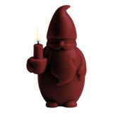 Uyuni Santa Claus LED Candle 10 x 17 cm Carmine Red