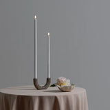 Uyuni Lighting Tall LED Taper Candle Nordic White 2.3 x 40 cm