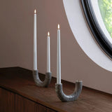 Uyuni Lighting Tall LED Taper Candle Nordic White 2.3 x 40 cm