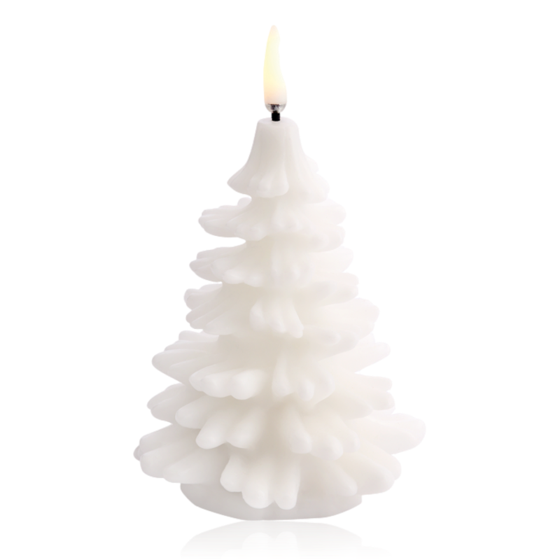 Uyuni Lighting LED Christmas Tree Candle Nordic White 9x12 cm