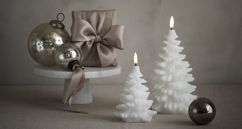 Uyuni Lighting LED Christmas Tree Candle Nordic White 10x15 cm