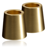 Uyuni Lighting Light Candle Holder Mattte Brass (Mini Taper) Set of 2