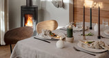 Uyuni LED Snowball Candle With Glitter Nordic White