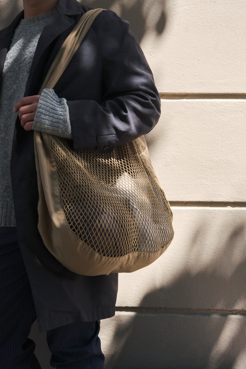 The Organic Company Net Shoulder Bag Khaki