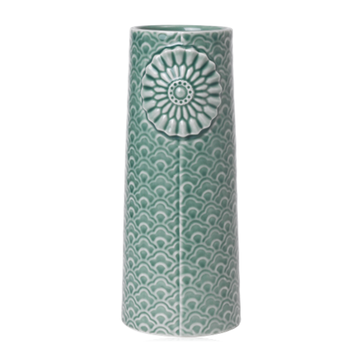 Dottir Pipanella Ceramic Waves Vase Big Peacock