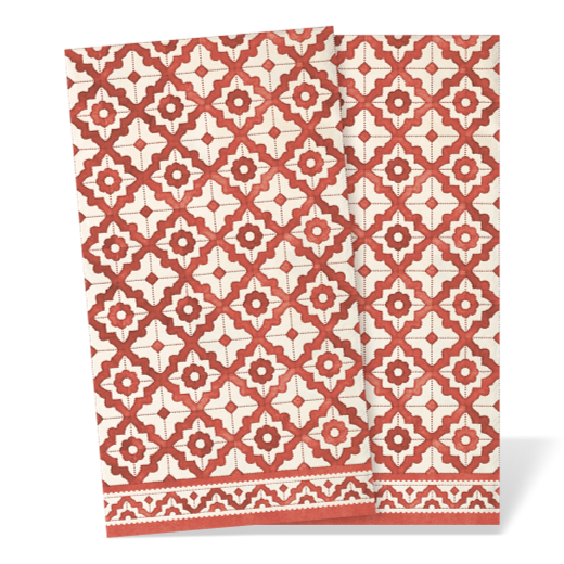 Maileg Mosaic Paper Napkin Red Large