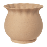 Broste Ceramic Alexa Plant Pot Brown Sand Large