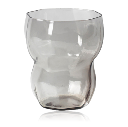 Broste Limfjord Glass Tumbler Grey Set of 4