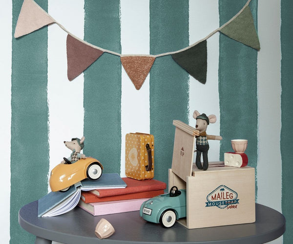 Maileg Mouse Car With Garage Yellow