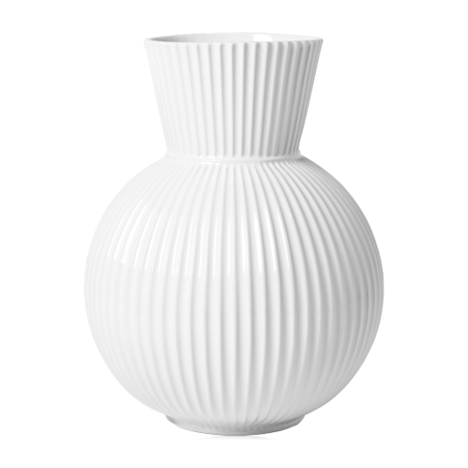 Lyngby Tura Vase White Porcelain 34cm