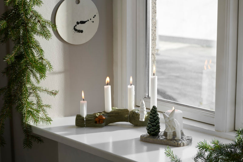 Kähler Christmas Tales Ceramic Advent Candle Holder