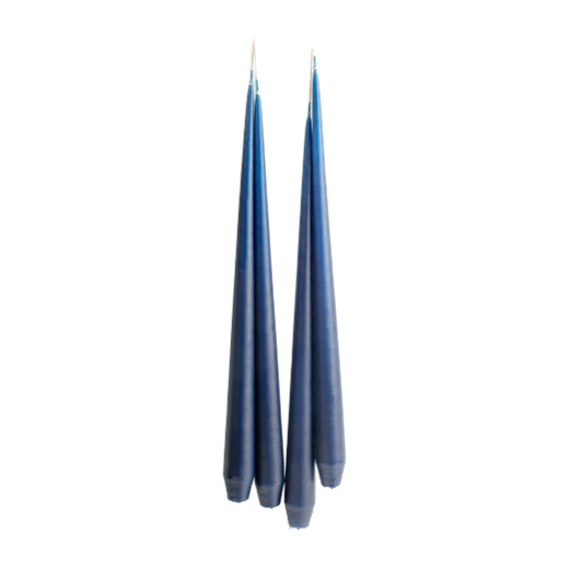 Ester & Erik Taper Candle 32cm Royal Navy Blue Set of 4