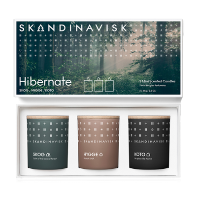 Skandinavisk Hibernate Mini Candle Giftset (Skog, Hygge, Koto