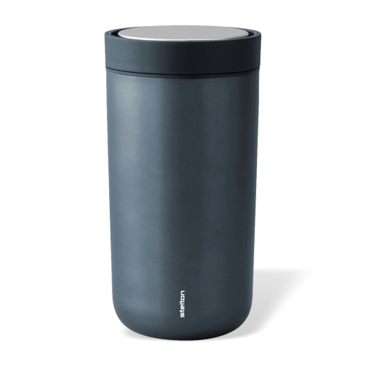 Stelton To Go Click Cup Dark Blue Metallic 0.4 Litre