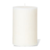 Broste Rustic Pillar Candle 10x11cm Pure White