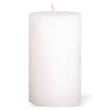 Broste Rustic Pillar Candle 7x13.5cm  Pure White