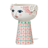 Bjørn Wiinblad Ceramic Eva Vase Pink 18.5 cm