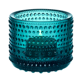 Iittala Kastehelmi Glass Votive 64mm Sea Blue