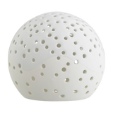 Kähler Nobili Round Ceramic Tealight Holder 14cm White