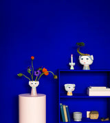 Bjørn Wiinblad Ceramic Eva Flowerpot Blue Ø21cm