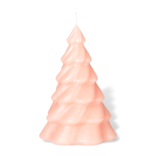 Broste Christmas Tree Candle Dusty Peach