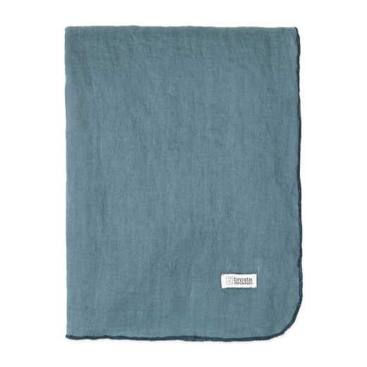 Broste Table Cloth Gracie Eco-Friendly Linen Blue