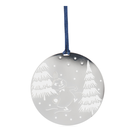 Pluto Hanging Christmas Decoration Silver Little My