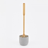 Iris Hantverk Birch Wood Toilet Brush in Concrete Cup