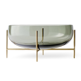 Audo Échasse Bowl Smoke and Brushed Brass