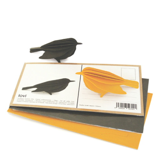 Lovi Bird 12cm Black