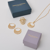 Pernille Corydon Daylight Earrings Medium Gold